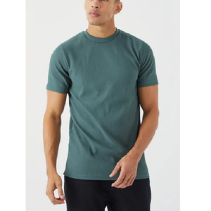 T-shirt surdimensionné pour hommes de haute qualité à col ras du cou du Bangladesh Impression personnalisée en coton avec motif solide - Product Image 1