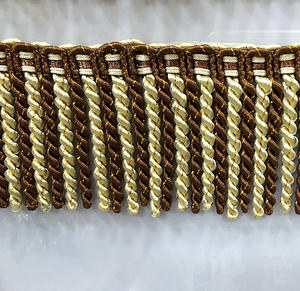 Embellecedor de flecos Cortina decorativa Embellecedor de lingotes Precio de fábrica OEM disponible - Product Image 1