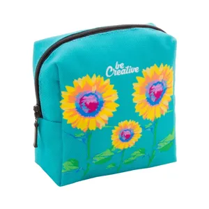 CreaBeauty Sustainable Square S RPET <b>Toiletry</b> Bag Eco-Friendly Merchandising Trousse - Product Image 2