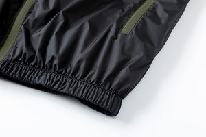 Veste coupe-vent imperméable pour homme avec logo personnalisé, col montant, pour les sports d'hiver, entraînement, veste de sport tendance - Product Image 6