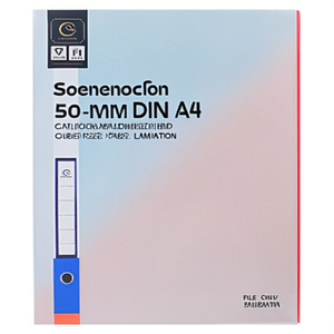 Soennecken 50mm DIN <b>A4</b> Binder Cardboard File <b>Folder</b> with Polypropylene Outer and Paper Inner Lamination - Product Image 3