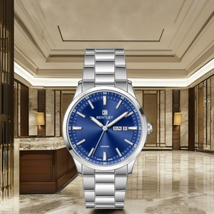 Reloj de pulsera de cuarzo refinado con detalles metálicos elaborado para una expresión diaria segura - Product Image 1