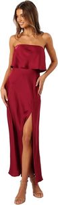 Women's Strapless Vienna Midi <b>Performance</b> <b>Wear</b> Dress - Product Image 5