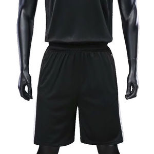 Ensemble de maillots d'uniformes de basket-ball à sublimation personnalisée entraînement de football uniforme sans manches couleur unie hauts de basket-ball unisexe - Product Image 2