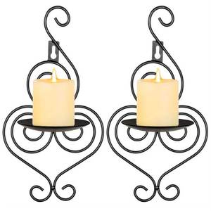 Portavelas de pared de Metal de diseño clásico para casas tradicionales, salas de banquetes, apartamentos, restaurantes, hoteles y celebraciones - Product Image 4