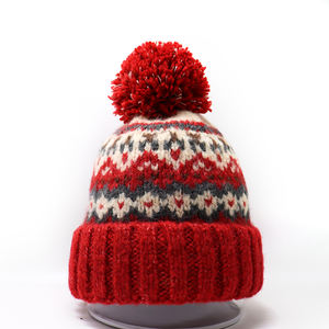 Pakistan Wholesale 100% <b>Wool</b> Winter <b>Beanie</b> <b>Hats</b> Solid Color Knitted Cuffed <b>Beanie</b> for Women Ladies' Warm Acrylic <b>Wool</b> <b>Beanie</b> <b>Hat</b> - Product Image 4