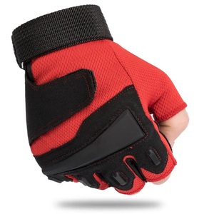 GAF <b>Half</b> Finger PU Leather Gym Fitness Gloves Unisex Sports Weight Lifting Customize Breathable Non <b>Slip</b> Outdoor for Workout - Product Image 1