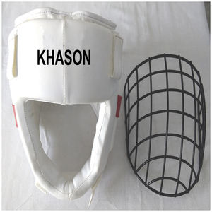 Protection de tête unisexe de qualité supérieure en matériau PU Khason, durable, personnalisable, pour compétition, arts martiaux, karaté, judo, boxe - Product Image 2