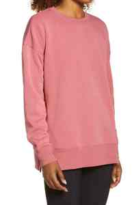 Sweat-shirt en tricot personnalisé pour femmes, coton biologique, haut décontracté, streetwear confortable, mode en gros - Product Image 6