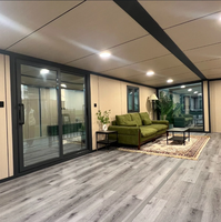 Maison conteneur de luxe extensible à construction rapide, 10ft 20ft, 2 3 4 chambres, pour hôtels et villas, fabriquée en panneaux sandwich, directement de l'usine