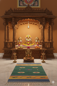 Cotton Modern Pattern Industrial Reversible Foldable Plush Woven Washable Area <b>Rugs</b> Sets for Home <b>Camping</b> Outdoor Use Mangalick - Product Image 3