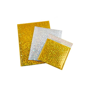 Bolsas de sobres acolchados con burbujas holográficas Kraft, diseño único para la protección de artículos con aspecto elegante - Product Image 5