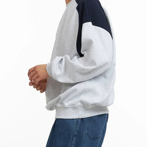 Sudadera Holgada de Diseño Moderno con Bloques de Color para Hombre 2026 / Sudadera Holgada de Moda Urbana con Bloques de Color para Hombre - Product Image 4