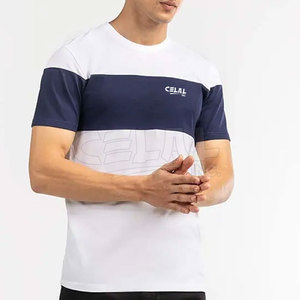 Camiseta de verano de diseño profesional para hombre, logotipo personalizado en tejido de punto de poliéster/algodón - Product Image 6