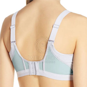 Soutien-gorge de sport pour femme, léger, respirant, sans couture, avec logo frontal, haute qualité, maintien élevé - Product Image 3