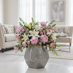 Modernos Jarrones de Metal para Arreglos Florales, Jarrones Decorativos con Color Personalizado para el Hogar, Bodas y Eventos - Product Image 3