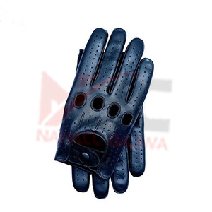 ถุงมือขับขี่เพื่อความปลอดภัยการออกแบบล่าสุดด้วยถุงมือปรับแต่งสีที่ทันสมัยถุงมือหนังสัมผัสหน้าจอ ND - Product Image 1