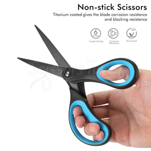 Ciseaux de ménage durables en acier inoxydable avec logo personnalisé pour l'école à domicile et un usage quotidien - Product Image 4