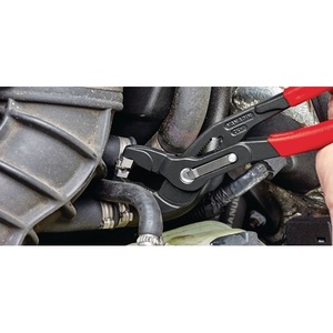 For KNIPEX Hose <b>Clamp</b> Pliers 250 mm Grey Atramentized Head with Plastic Coating - Product Image 4