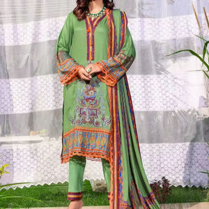 Vestido de lana de mujer a precio barato fabricado en Pakistán profesional a la venta/vestido de lana de mujer de manga larga de talla grande OEM - Product Image 1