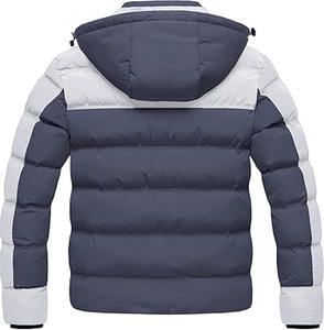 Chaqueta acolchada de pana para hombre con burbujas sueltas de invierno personalizadas de fabricante, chaqueta cómoda para hombre subida por Dress Sports - Product Image 4