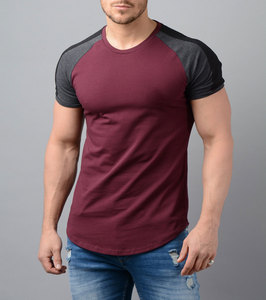 เสื้อยืดฟิตเนสแขนสั้นสำหรับผู้ชายทรงโอเวอร์ไซส์ผ้าคอตตอนขนาดใหญ่พิมพ์โลโก้ได้ตามต้องการ - Product Image 5