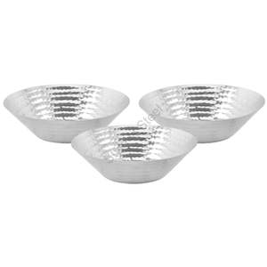 Ensemble de 3 bols coniques en acier inoxydable - Product Image 1