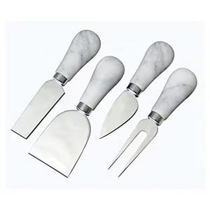 Juego de Cuchillos para Queso de Acero Inoxidable para Restaurante, con Mango Rústico Negro, Tenedor Decorativo, Espátula, Rebanador, Apto para Lavavajillas - Product Image 5