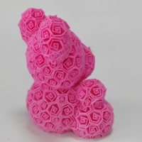 Modèle en plastique de prototype rapide 3D, FDM SLA PLA ABS Résine, Ours, Impression 3D, Jouets en plastique en forme d'ours