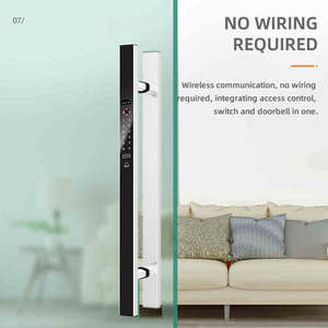 Thông minh BLE RFID Vân Tay Điện cửa kính xử lý khóa cho nhà/văn phòng - Product Image 4