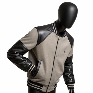 Vente en gros de veste d'université fabricant de veste de pull d'université personnalisé pour hommes veste de baseball vierge pour hommes - Product Image 2