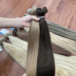 ¡MEJOR VENTA! Precio al por mayor 100% Extensiones de cabello humano vietnamita Cabello crudo natural Trama recta Extensiones de cabello color - Product Image 4