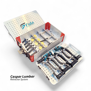 Rétracteur de disque lombaire micro-Caspar de style personnalisé Fida, outil en acier inoxydable, rétracteurs manuels pour chirurgie spinale, couleur noire - Product Image 1