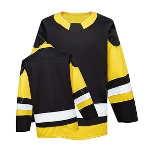 2025 Diseño de sublimación para hombres Logotipo personalizado Jersey de hockey sobre hielo Camisas bordadas Jersey cosido - Product Image 4