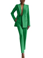 Ensemble Blazer et Pantalon Large Sur Mesure pour Femme, Tissu Doux Premium, Tenue de Bureau et Décontractée Élégante, OEM ODM Disponible 2026