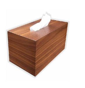 Boîte à serviettes en bambou massif rectangulaire de luxe accessoire de décoration de table d'hôtel et de restaurant à la maison - Product Image 3