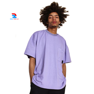 T-shirts de fitness oversize pour hommes T-shirts d'été à coupe ample et à col rond respirants de grande taille avec motif vierge - Product Image 4