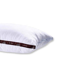 หมอนรองคอผ้าฝ้ายลาเท็กซ์ปรับแต่งได้หมอนนอนดีไซน์ลายพื้น - Product Image 4