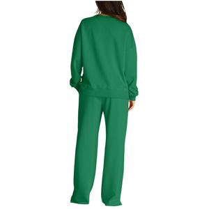 Ropa Casual Personalizada para Mujer, Sudadera con Capucha Extra Grande y Pantalones Deportivos, Conjunto de Joggers, Fabricantes OEM, Sudadera Gruesa - Product Image 6
