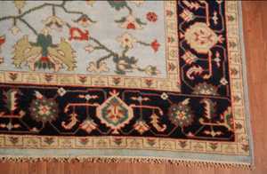 พรมขนแกะสไตล์อินเดียขนาด9x12ฟุตทำด้วยมือแบบดั้งเดิมปรับแต่งได้ปรับแต่งขนาดได้หรูหรา - Product Image 2