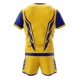 Uniforme de Rugby 2024 OEM para Hombre, Transpirable, de Secado Rápido, 100% Poliéster, Precio Bajo, Conjunto Deportivo con Estampado Completo - Product Image 2