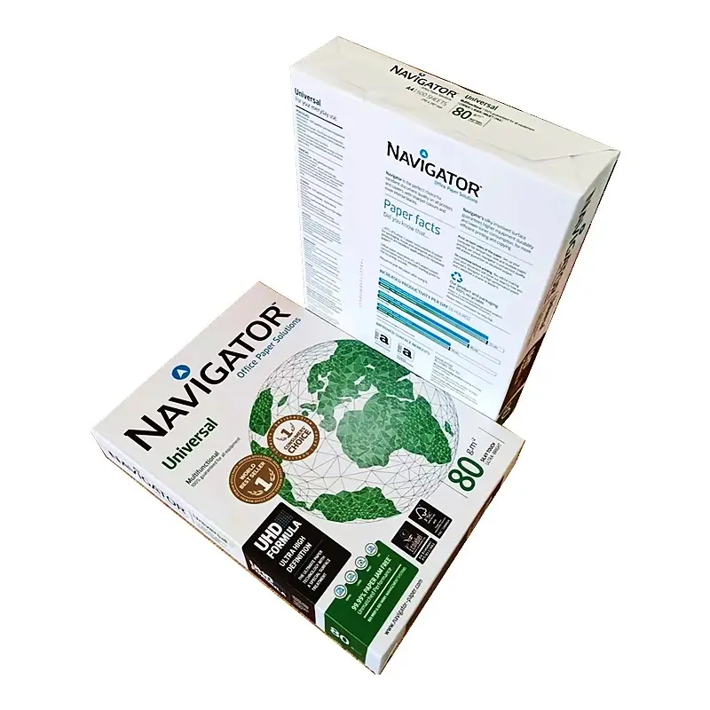 Sıcak satış Navigator evrensel A4 fotokopi kopra kağidi 80 gsm 70 gsm yazıcı paper kağıt a4 tedarikçisi