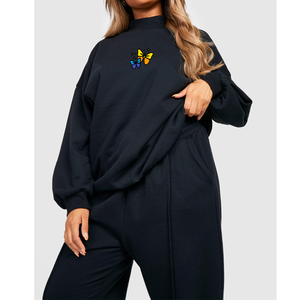 Ensemble de survêtement de jogging haut de gamme pour femmes en gros / Ensemble de survêtement confortable à manches longues pour femmes - Product Image 5