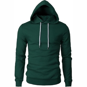 Sweats à capuche vierges en coton uni surdimensionnés pour hommes de qualité professionnelle/pulls à capuche en molleton grande taille pour hommes - Product Image 1