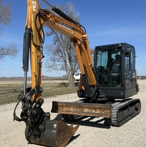 Mini d'occasion pour Case CX57C Chargeur d'excavatrice de 5 tonnes Equipement de terrassement Machines bon marché Mini pelle Yanmar Engine PLC - Product Image 2