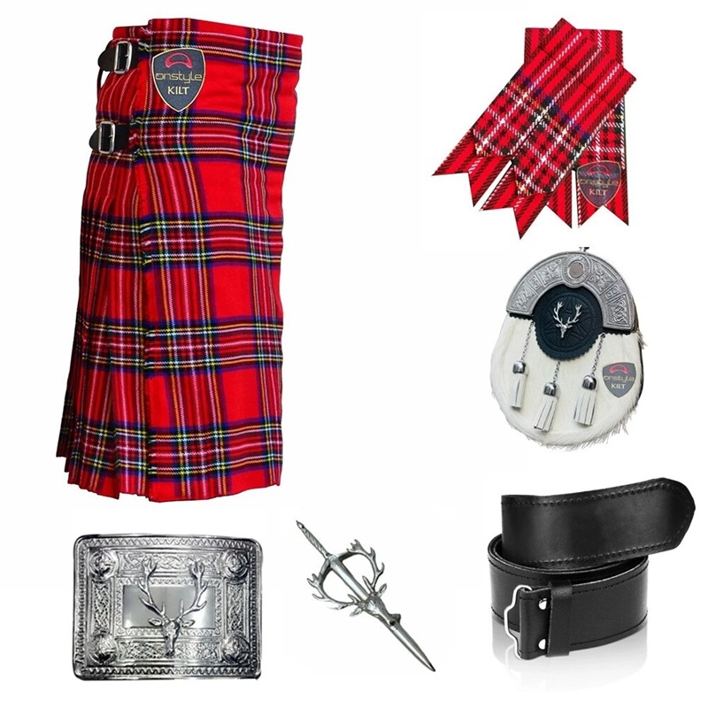 Best Quality Scottish Wool Tartan Kilts for Men Women