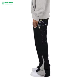 Men's Pants & <b>Trousers</b> Sport Cotton Casual Sweatpants High Quality Sport Style Pants Gray Black <b>White</b> Dark Custom Solid Color - Product Image 3