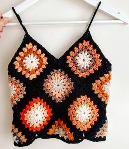 Top corto hecho a mano, ropa de playa de ganchillo para mujer, ropa de vacaciones informal, sexy, estilo sujetador, ropa de playa, Bikini, último traje de baño personalizado - Product Image 2