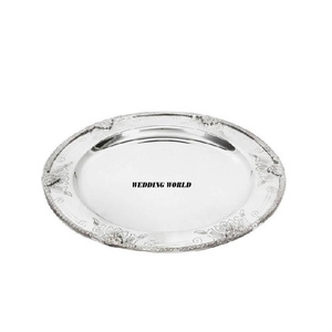 Bandeja de Metal Decorativa para Chocolate, Personalizada, con Acabado de Diseño, Plato Redondo de Lujo para Chocolate - Product Image 4
