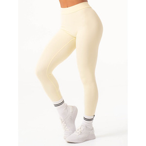 Nouveau Lemon Drop NKD V Scrunch Leggings Haute Pli Sur Ceinture Avec V Forme Dos Et Active Wear Mode Gym Leggings Pour Les Femmes - Product Image 5